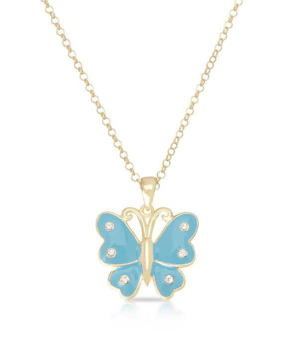 Butterfly Pendant (Turquoise)