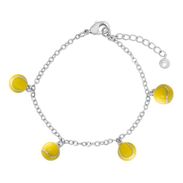 3D Tennis Ball Charms Bracelet