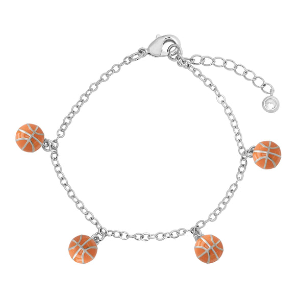3D Basketball Charms Bracelet