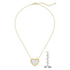 Mother of Pearl Heart Necklace