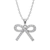 CZ Bow Necklace