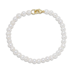 5.5" Freshwater Pearl Strand Bracelet (Baby)