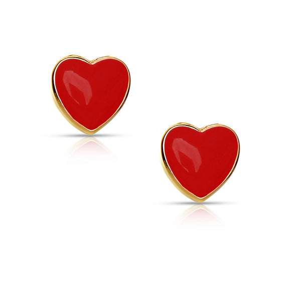 Heart Stud Earrings