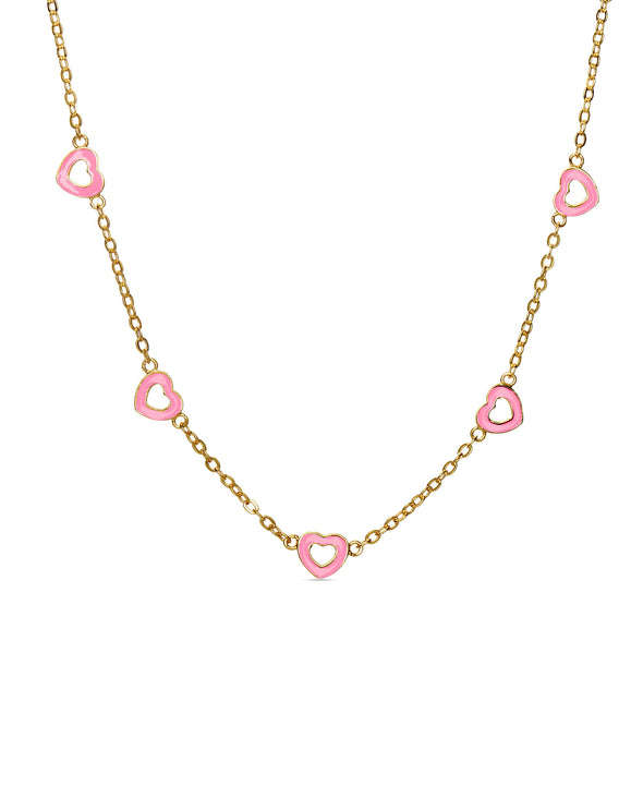 Heart Station Necklace