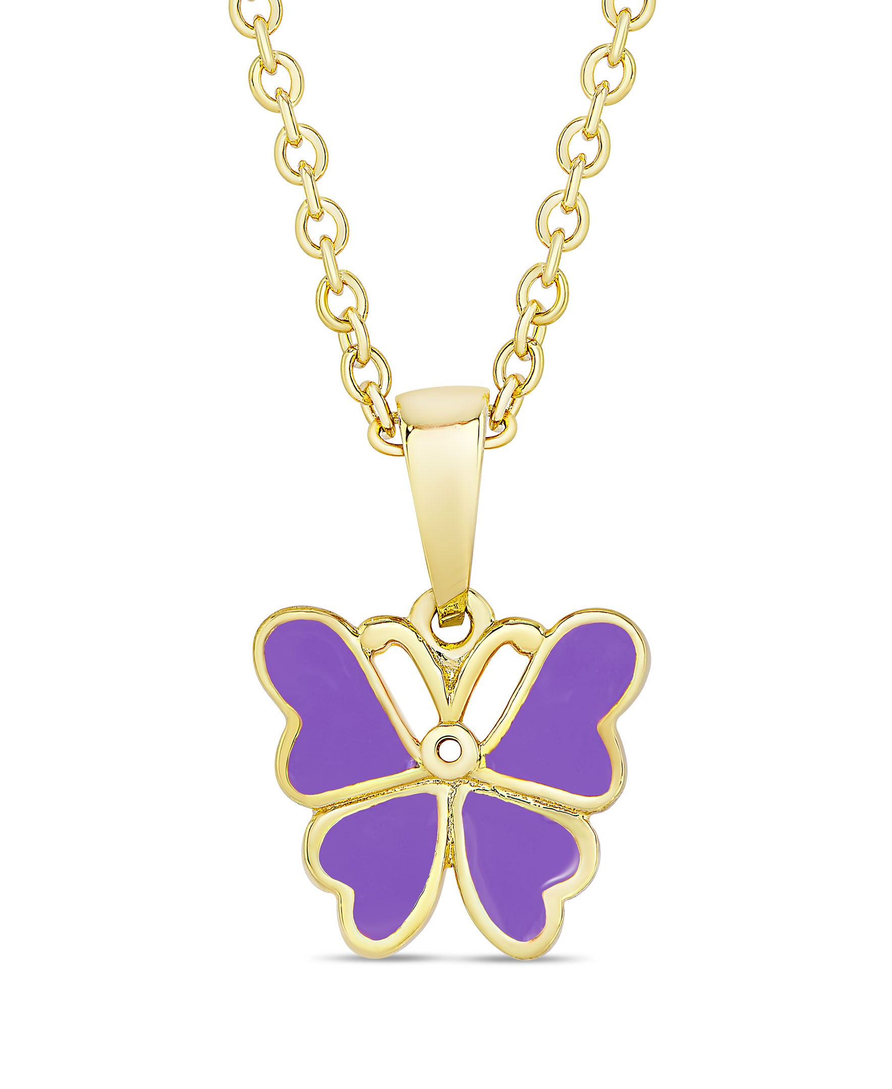 Butterfly Pendant (Purple) Lily Nily