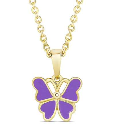 Butterfly Pendant (Purple)