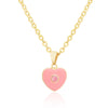 Heart with Crystal Necklace