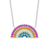 Rainbow CZ Necklace