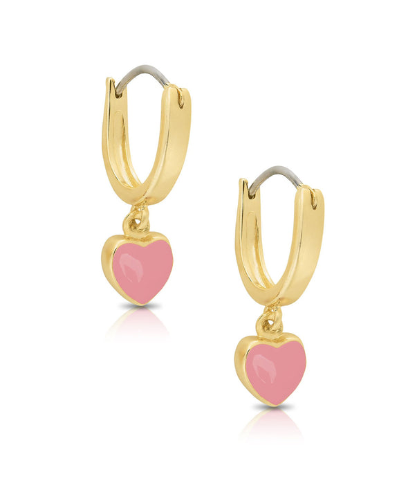 Heart Drop Earrings