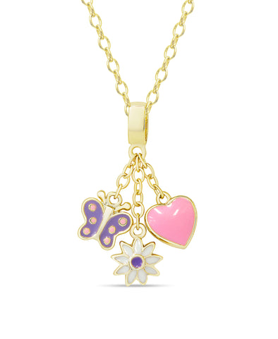 Heart Lock & Key Pendant (Double-Sided) – Lily Nily