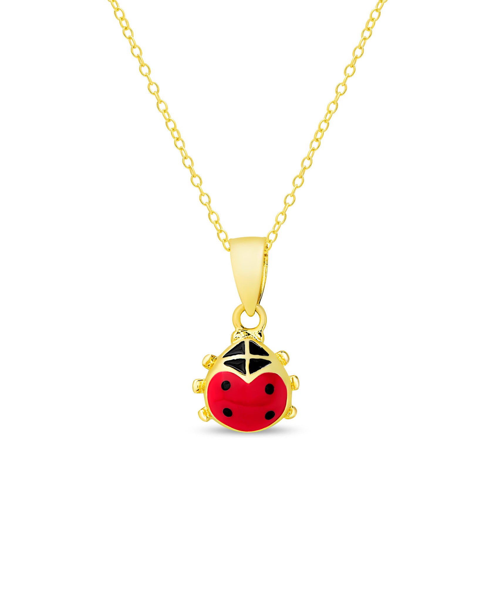 14k Solid Gold Ladybug Charm, 21mm x 13mm, 14k Gold 3D Ladybug Pendant -  PT504 | eBay