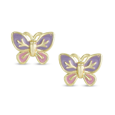 Buy Dainty Gold Butterfly Stud Earrings, Small Butterfly Earrings, Gift for  Little Girl, Toddler Girl Gift, Birthday Gift Girl, Gold Filled Online in  India - Etsy