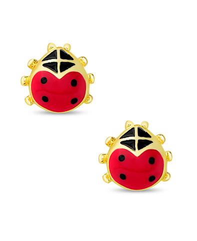 Ladybug Stud Earring