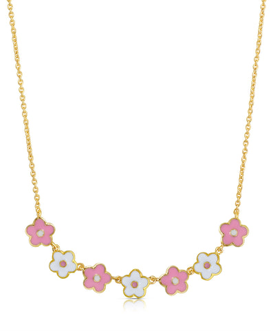 Flower Link Necklace