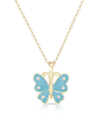 Butterfly Pendant (Turquoise)