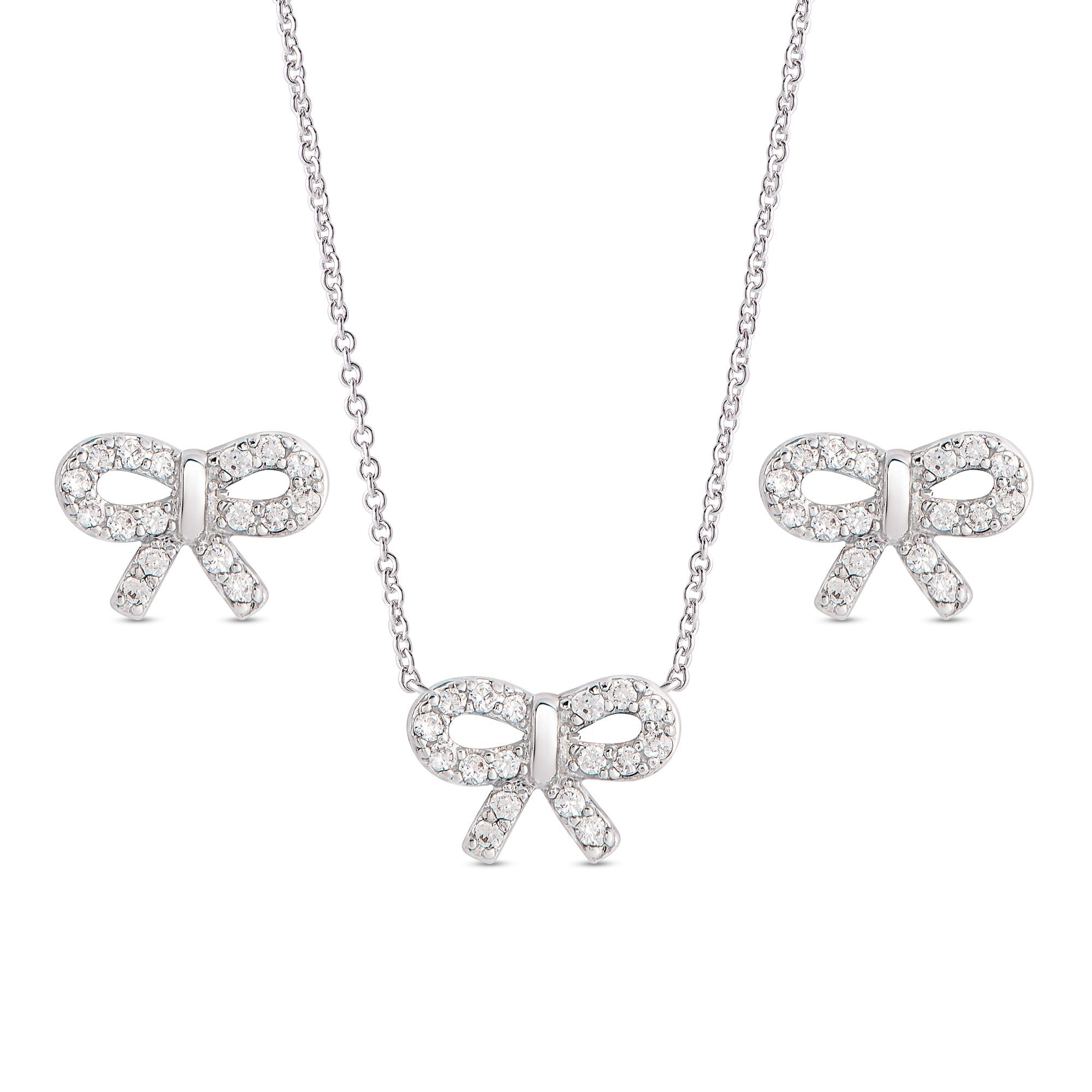 Tiffany & Co. Elsa Peretti Sterling Silver Open Heart Pendant Necklace And  Earrings Set (Fine Jewelry and Watches,Material) IFCHIC.COM