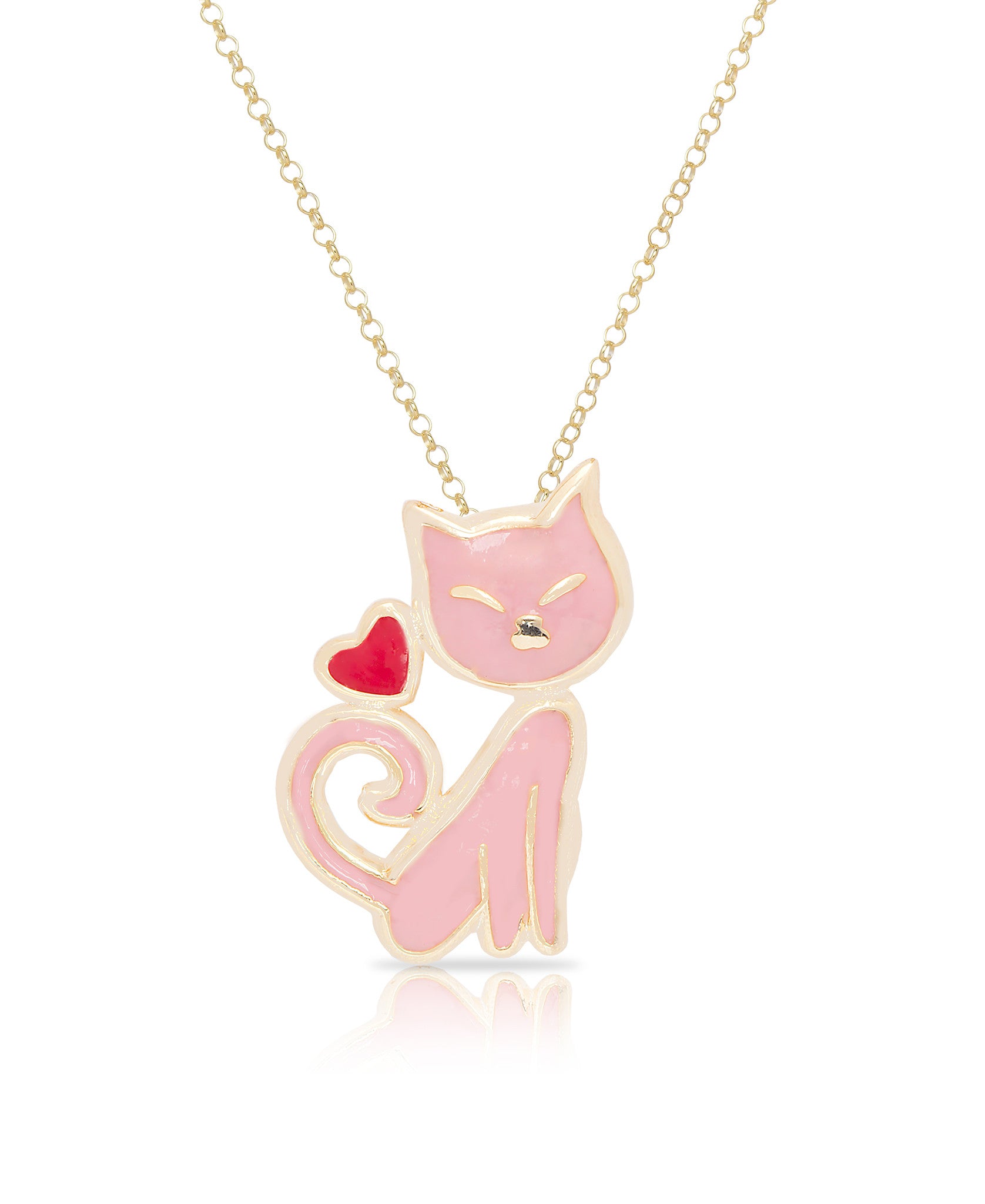 Cat Pendant (Pink) – Lily Nily
