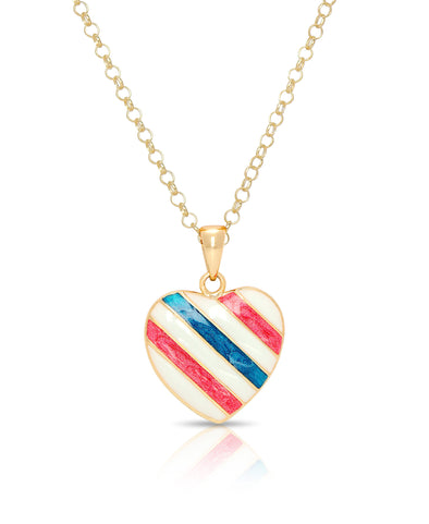 Heart Lock & Key Pendant (Double-Sided) – Lily Nily